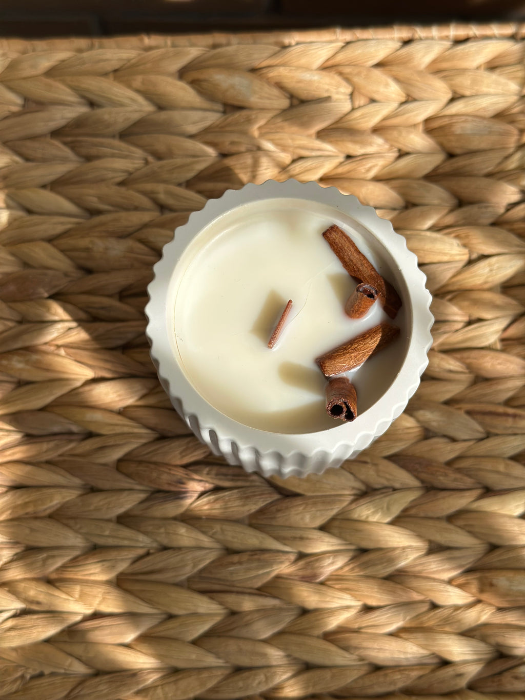Vela Canela y manzana vaso