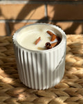 Vela Canela y manzana vaso
