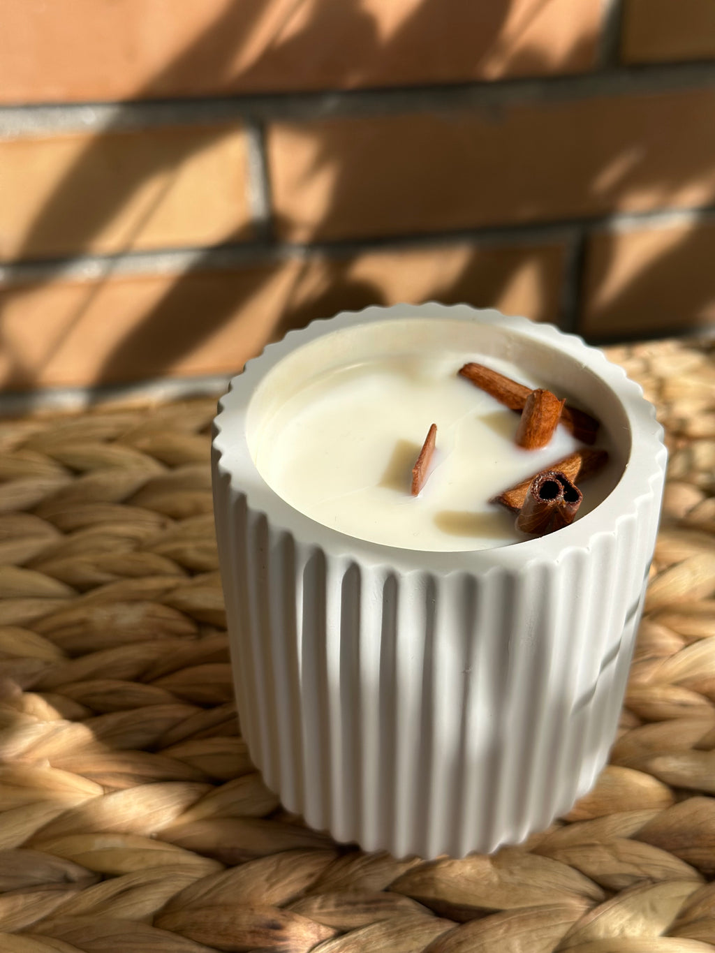 Vela Canela y manzana vaso