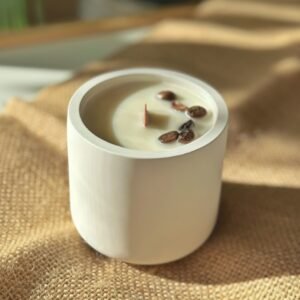 Vela Café tostado (Vaso liso 160gr)