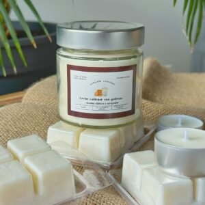 Vela Leche caliente con galletas (Tarro 150gr)