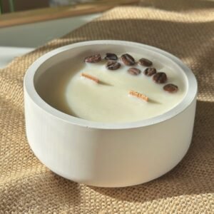 Vela Café tostado ( Cuenco liso 190gr)