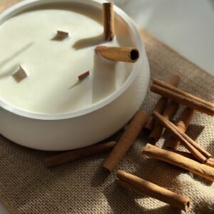 Vela Manzana roja y canela (Molde redondo XL 640 gramos)