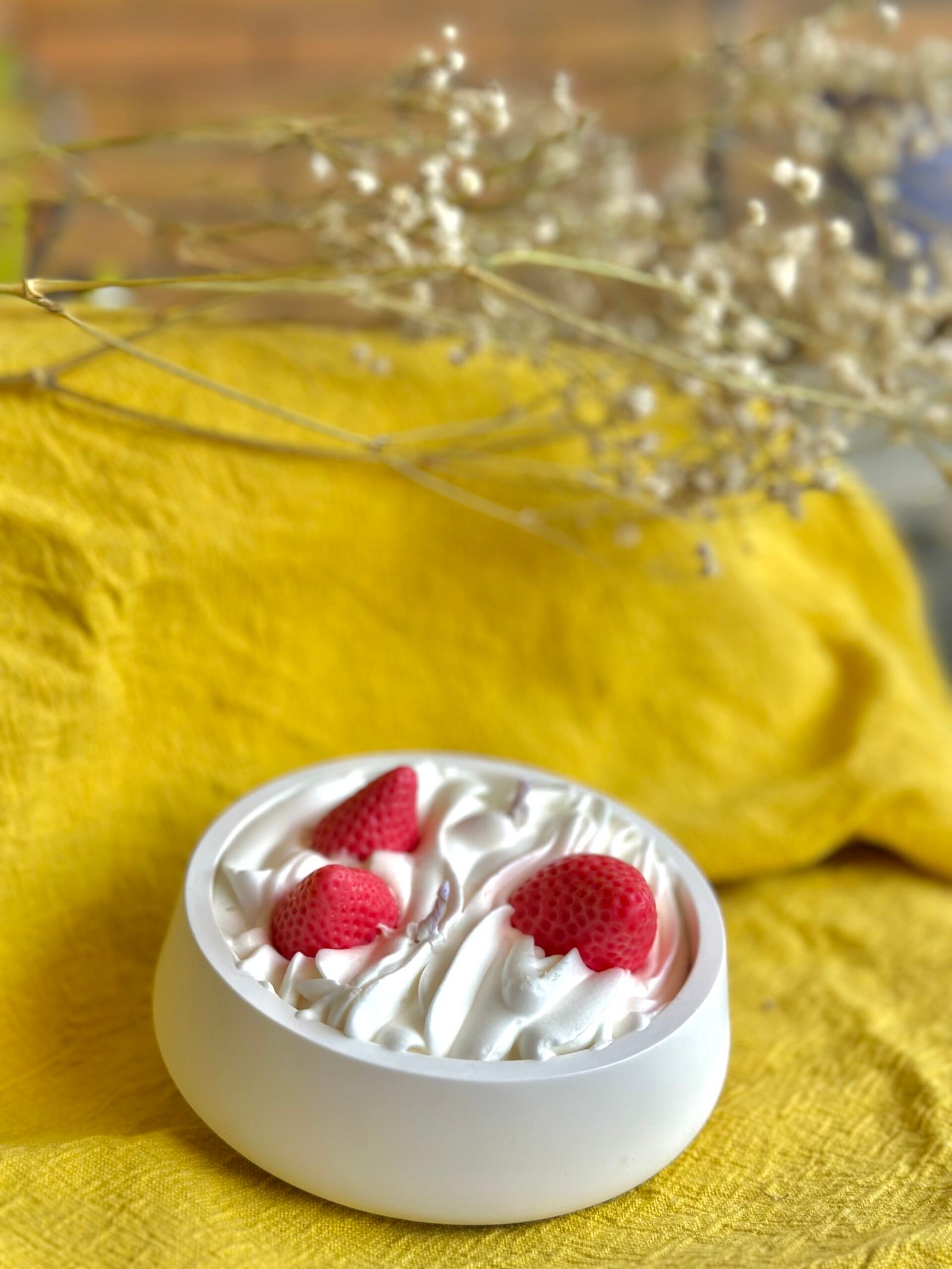 Vela María (Fresas con nata)